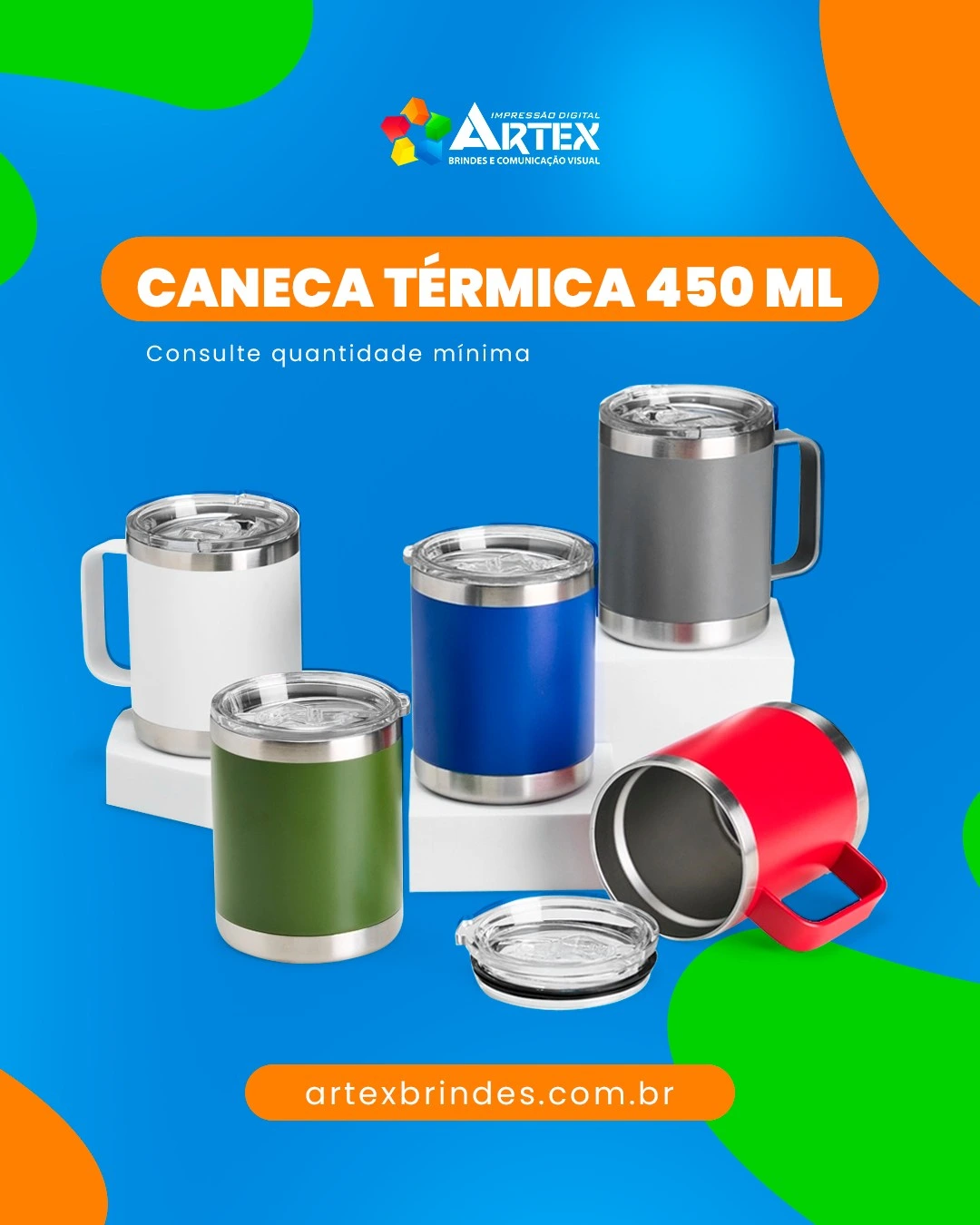 Copo de café térmico personalizado