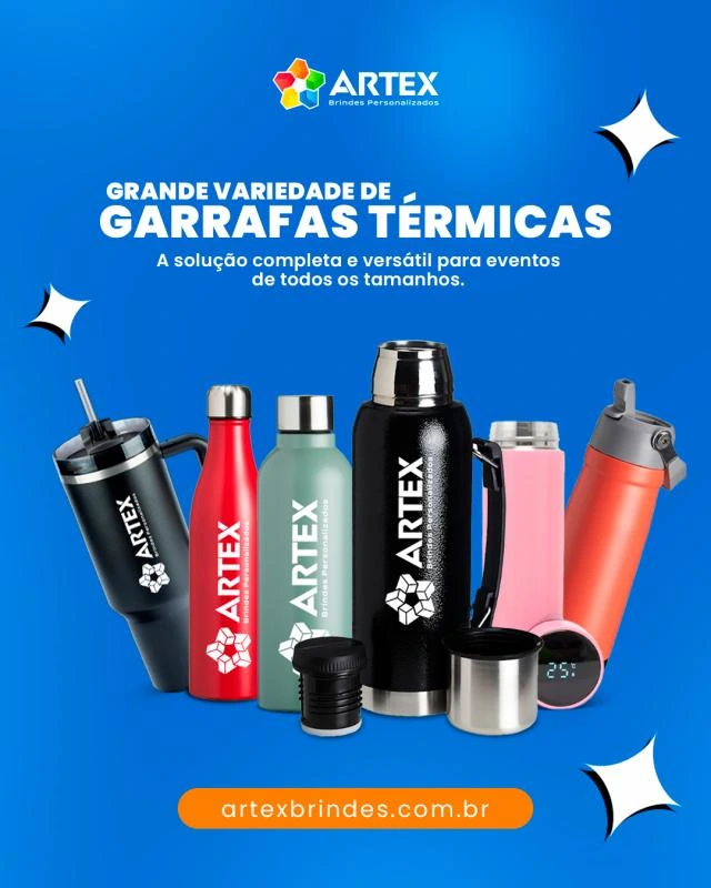 Garrafa térmica gravação a laser no Rio Grande do Sul